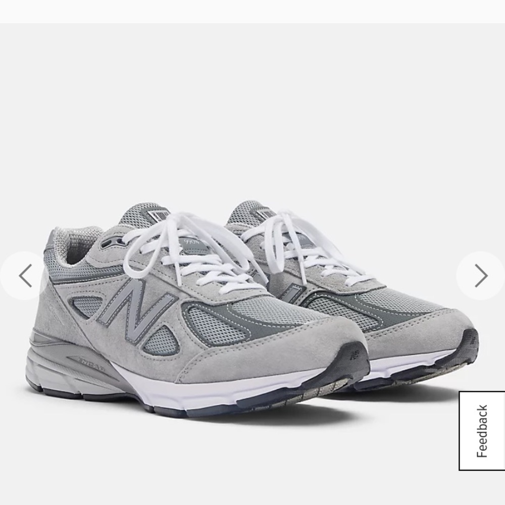 NIB Unisex Made in USA 990v4 Core Color Grey with Silver